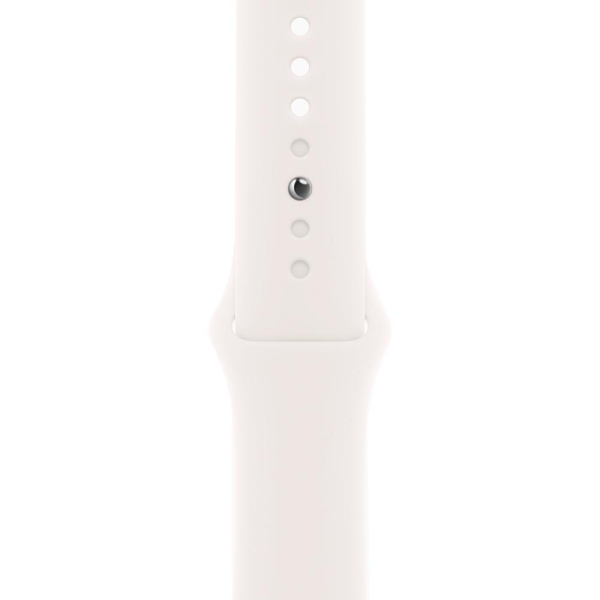 Apple Watch Series 11 46mm Aluminum Rose Gold Case Light Blush Sport Band S/M